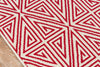 Momeni Baja BAJ-4 Red Area Rug Closeup