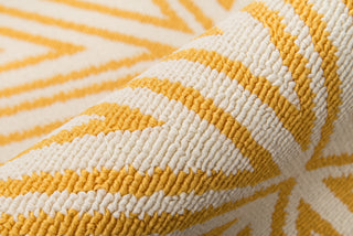 Momeni Baja BAJ-4 Yellow Area Rug Detail Shot