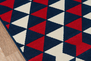 Momeni Baja BAJ-5 Red Area Rug Closeup