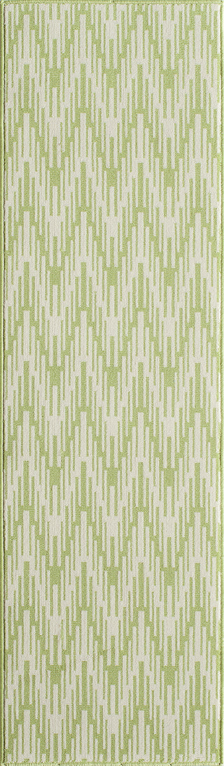 Momeni Baja BAJ-6 Green Area Rug Close up