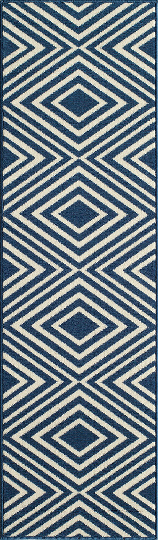 Momeni Baja BAJ-8 Navy Area Rug Runner