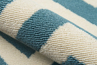 Momeni Baja BAJ-9 Blue Area Rug Detail Shot