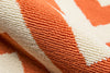 Momeni Baja BAJ-9 Orange Area Rug Detail Shot