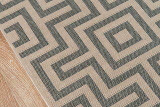 Momeni Baja BAJ10 Grey Area Rug Close Up Feature