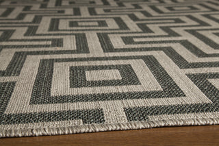 Momeni Baja BAJ10 Grey Area Rug Closeup