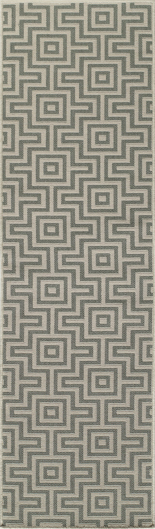 Momeni Baja BAJ10 Grey Area Rug Runner