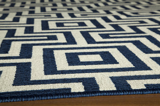 Momeni Baja BAJ10 Navy Area Rug Closeup