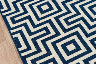 Momeni Baja BAJ10 Navy Area Rug Close Up