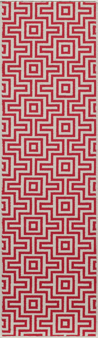 Momeni Baja BAJ10 Red Area Rug Runner