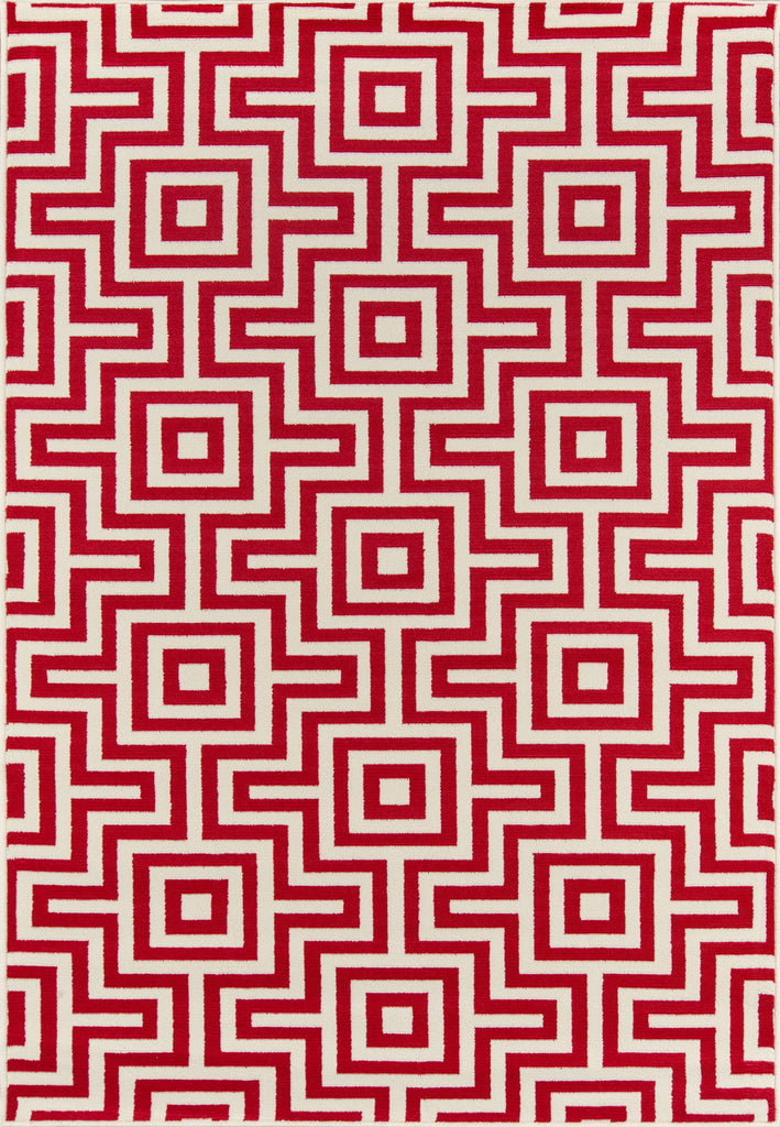 Momeni Baja BAJ10 Red Area Rug main image