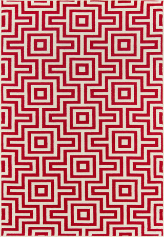 Momeni Baja BAJ10 Red Area Rug main image