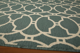 Momeni Baja BAJ11 Blue Area Rug Closeup