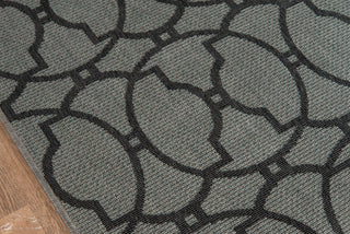 Momeni Baja BAJ11 Charcoal Area Rug Close Up