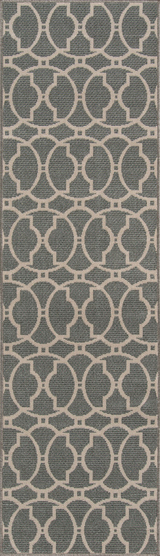 Momeni Baja BAJ11 Grey Area Rug Runner