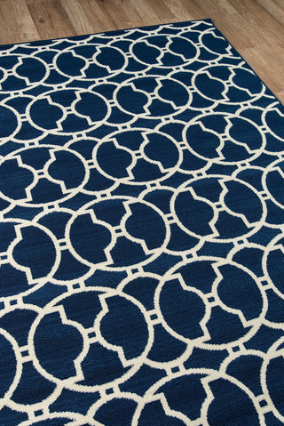 Momeni Baja BAJ11 Navy Area Rug Corner Shot Feature