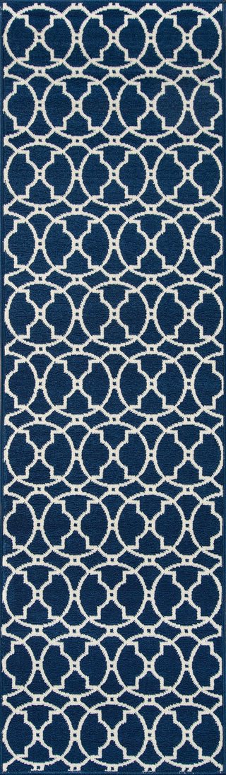 Momeni Baja BAJ11 Navy Area Rug Runner