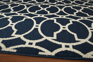 Momeni Baja BAJ11 Navy Area Rug Closeup