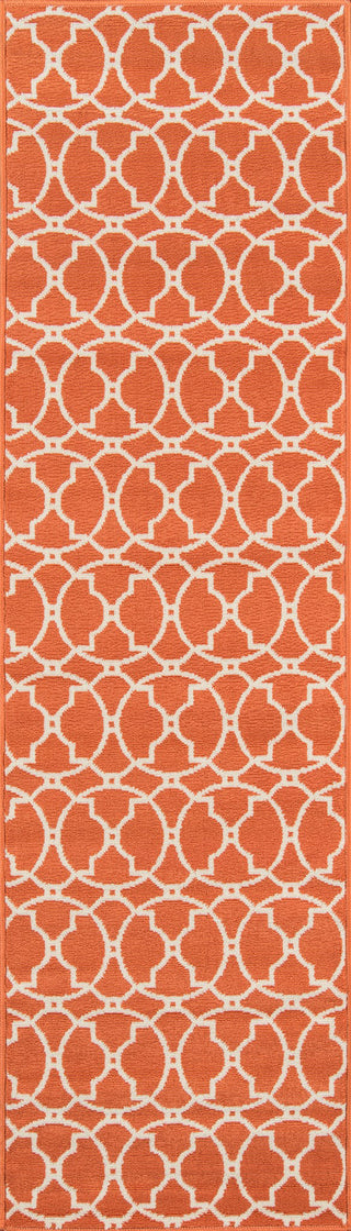 Momeni Baja BAJ11 Orange Area Rug Runner