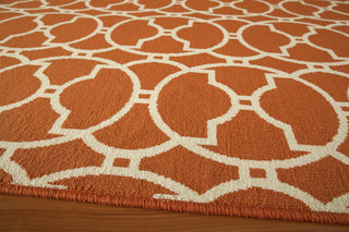 Momeni Baja BAJ11 Orange Area Rug Closeup