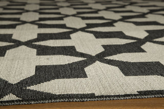 Momeni Baja BAJ12 Charcoal Area Rug Closeup