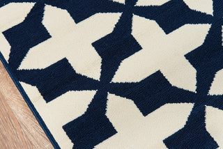 Momeni Baja BAJ12 Navy Area Rug Close Up