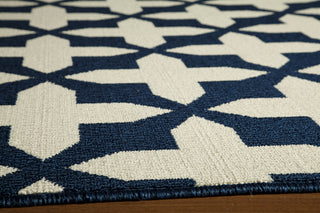 Momeni Baja BAJ12 Navy Area Rug Closeup