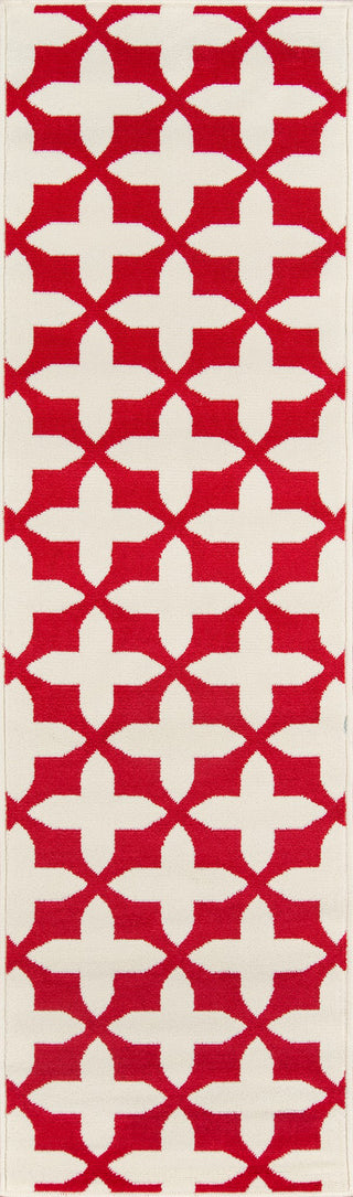 Momeni Baja BAJ12 Red Area Rug Runner