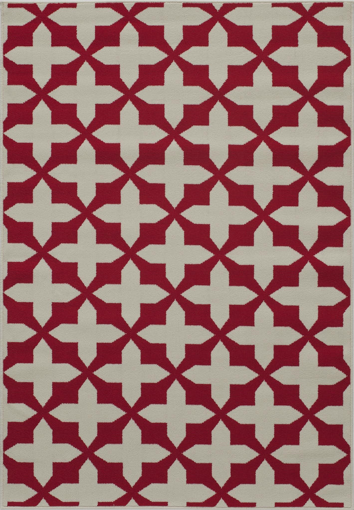 Momeni Baja BAJ12 Red Area Rug