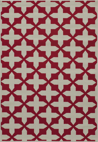 Momeni Baja BAJ12 Red Area Rug