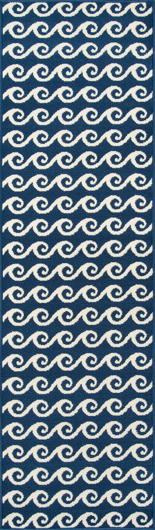 Momeni Baja BAJ14 Navy Area Rug Runner