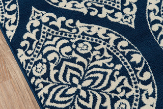 Momeni Baja BAJ17 Navy Area Rug Close Up