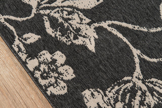 Momeni Baja BAJ18 Black Area Rug Close up