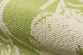 Momeni Baja BAJ18 Green Area Rug Detail Shot