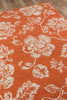 Momeni Baja BAJ18 Orange Area Rug Corner Shot Feature