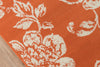 Momeni Baja BAJ18 Orange Area Rug Close Up