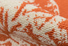 Momeni Baja BAJ18 Orange Area Rug Detail Shot