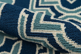 Momeni Baja BAJ21 Blue Area Rug Pile Image