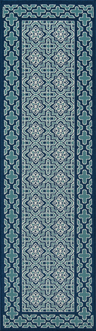 Momeni Baja BAJ21 Blue Area Rug