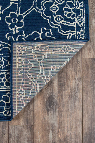 Momeni Baja BAJ22 Blue Area Rug Room Image