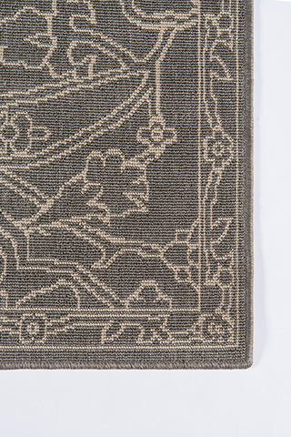 Momeni Baja BAJ22 Grey Area Rug Corner Image