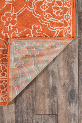 Momeni Baja BAJ22 Orange Area Rug Room Image