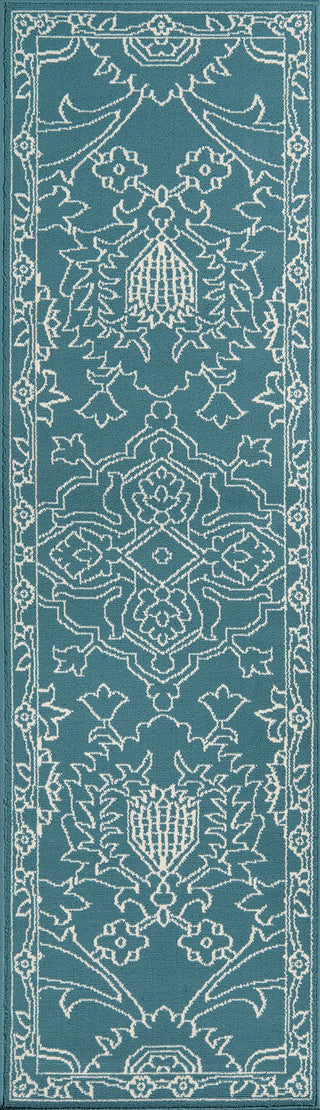 Momeni Baja BAJ22 Teal Area Rug