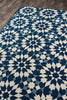 Momeni Baja BAJ30 Navy Area Rug Corner Image Feature