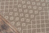 Momeni Baja BAJ32 Taupe Area Rug Close up