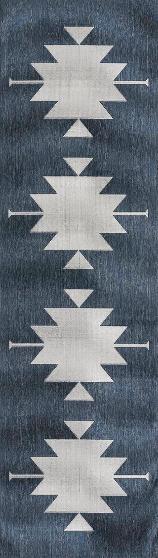 Momeni Baja BAJ34 Denim Area Rug Runner Image