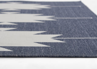 Momeni Baja BAJ34 Denim Area Rug Round Image