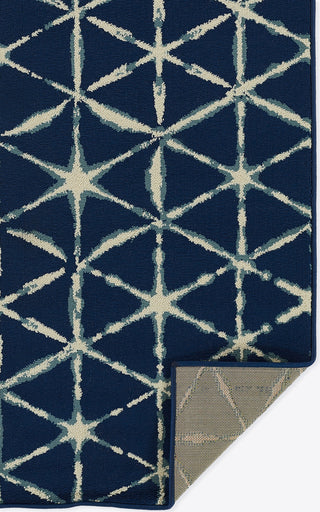 Momeni Baja BAJ41 Blue Area Rug Close up