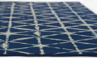 Momeni Baja BAJ41 Blue Area Rug Round Image