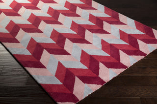 Surya Bali BAL-1928 Cherry Hand Tufted Area Rug by Peter Som 5x8 Corner