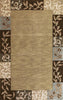 KAS Bali 2829 Sage Damask Border Area Rug main image